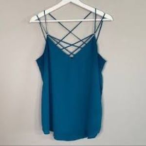 Express strappy tank blouse
